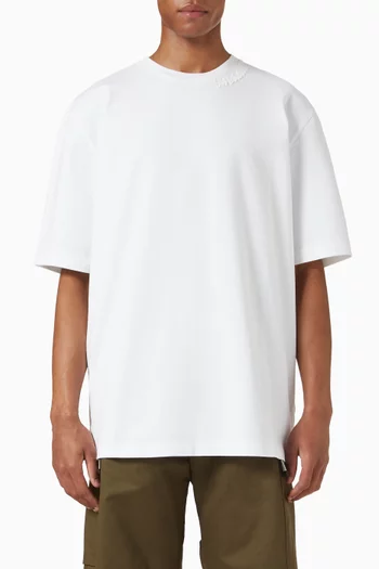 Oversized Logo T-shirt in Cotton