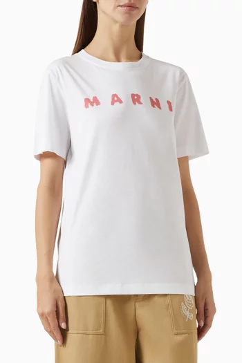 Logo T-shirt in Cotton