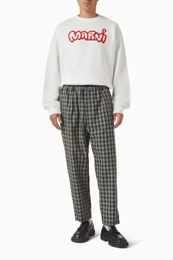 Logo Sweatshirt in Cotton