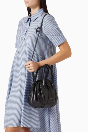 حقيبة توليبيا صغيرة جلد جاموس