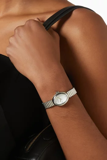 ساعة سامي كوارتز ستانلس ستيل، 22 مم