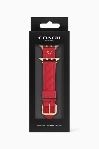 Apple Watch® Strap in Quilted Rubber, 41mm