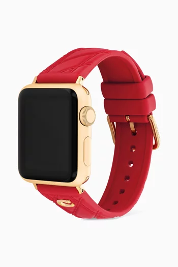 Apple Watch® Strap in Quilted Rubber, 41mm