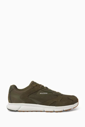 Cleat Mixed Waterproof Sneakers in Suede