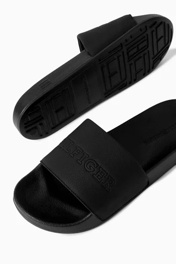 Tonal Logo Pool Slides
