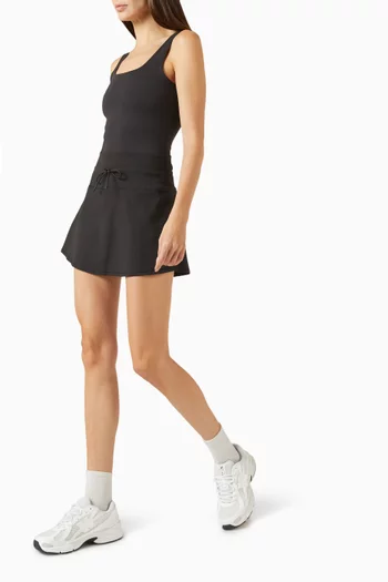 تنورة يومية قصيرة قماش بريذ إنترلوك