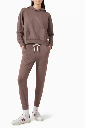 كنزة هيلو بغطاء للرأس بقصة عصرية قماش دريم نت