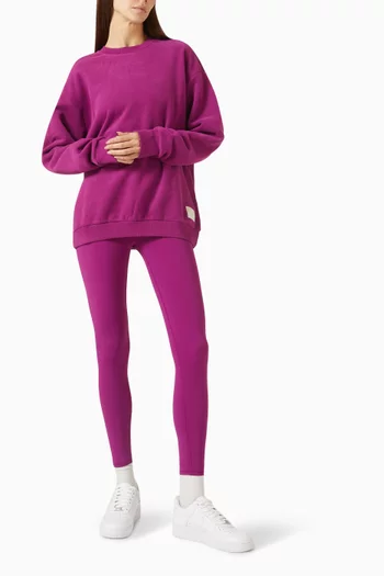 سويت شيرت ريستور بقصة فضفاضة قطن عضوي