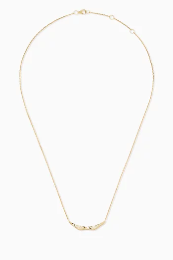 Small Serene Diamond Necklace in 18kt Gold