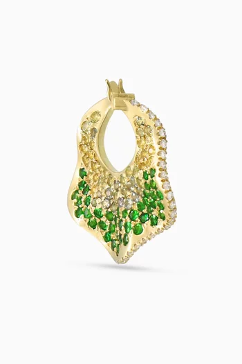 Small Summer Grove Diamond Single Earring in 18kt Gold