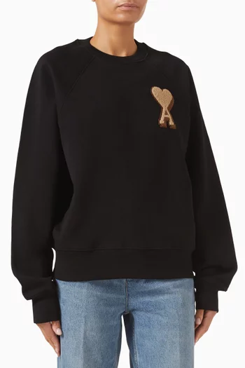 Ami De Coeur Sweatshirt in Cotton