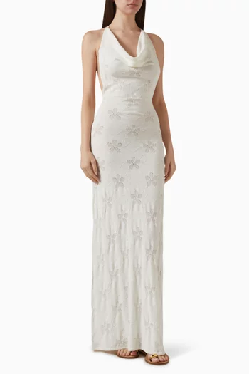 Klara Open-back Knit Dress