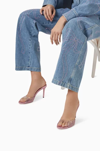 Crystal Flame 95 Sandals in PVC
