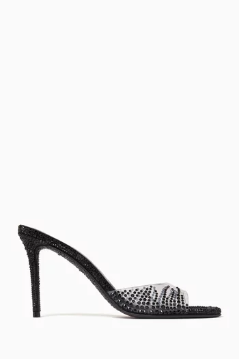 Crystal Flame 95 Sandals in PVC