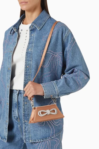 Samantha Top-handle Bag in Satin