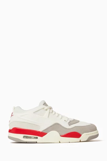 Air Jordan 4 RM Sneakers in Textile & Leather