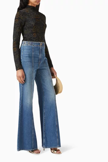 The Delphine High-rise Jeans in Denim