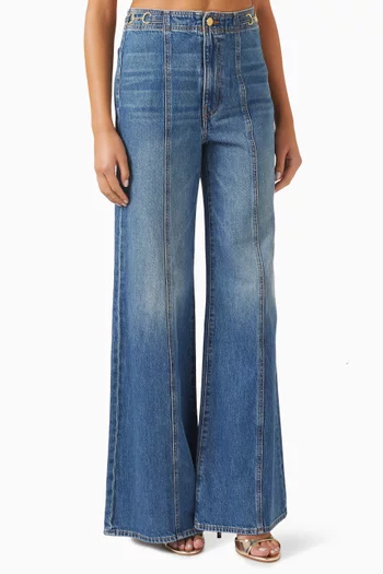 The Delphine High-rise Jeans in Denim