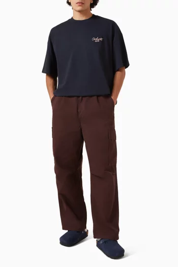 تي شيرت بشعار الماركة قطن