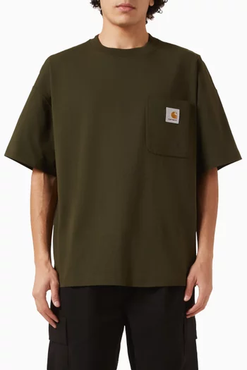 Work Pocket T-shirt in Cotton-jersey