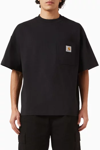 Work Pocket T-shirt in Cotton-jersey
