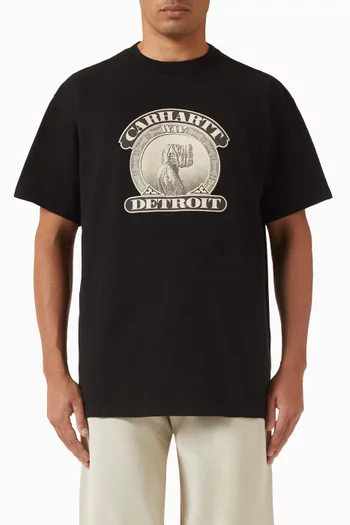 Cold World-print T-shirt in Cotton