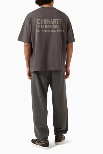 تي شيرت بطبعة ديستانس قطن