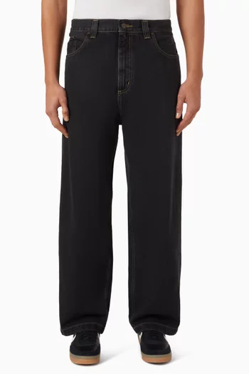 Brandon Loose Straight Jeans in Smith Denim
