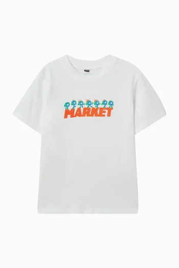 Fire Frolic T-shirt in Cotton Jersey