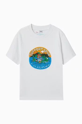 Support Your Friends T-shirt in Cotton