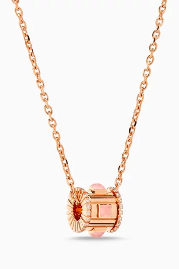 Life Diamonds Necklace in 18kt Rose Gold
