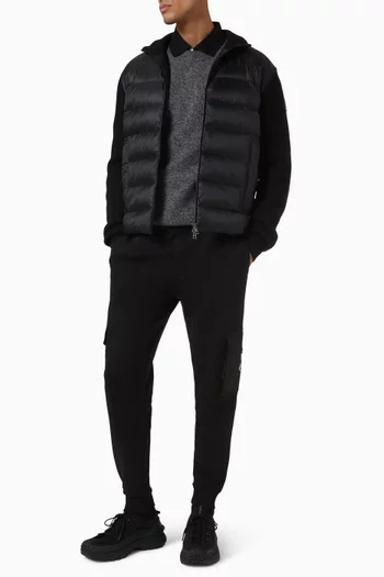 Sweater in Mouliné Wool & Cashmere