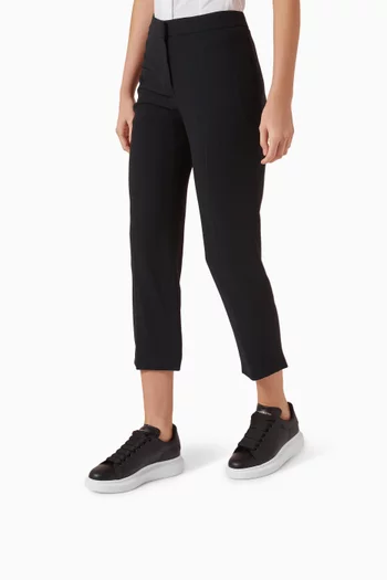 Oversized Sneakers in Calf Leather