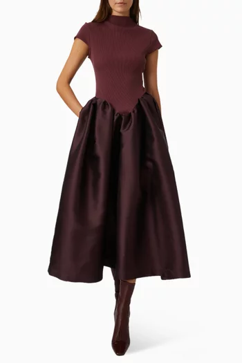 Puff-skirt Dress