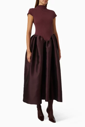Puff-skirt Dress