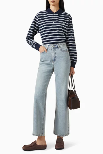 Relaxed Flared-leg Jeans in Denim