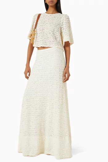 Maxi Skirt in Lace