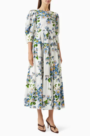 Decorated Dress in Linen