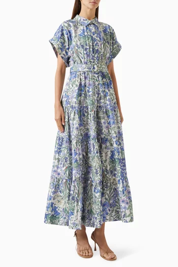 Shirt Dress in Poplin