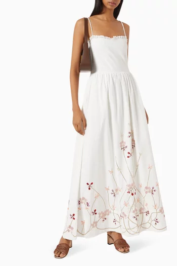 Strap Dress in Linen