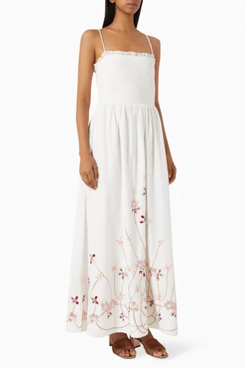 Strap Dress in Linen