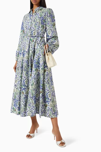 Maxi Shirt Dress in Linen