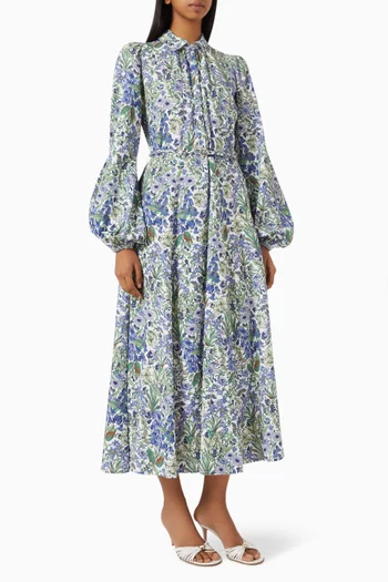 Maxi Shirt Dress in Linen