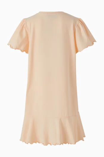 Crossbody Bag-print Dress in Cotton