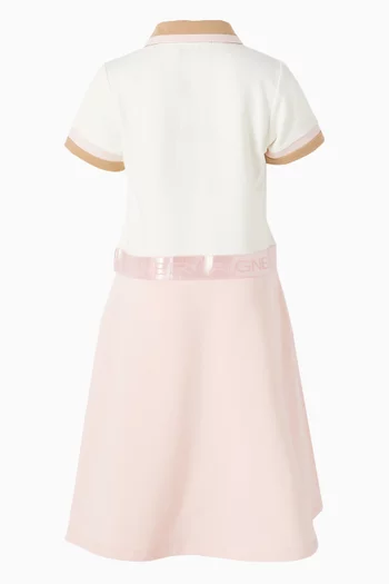 Flared Logo Dress