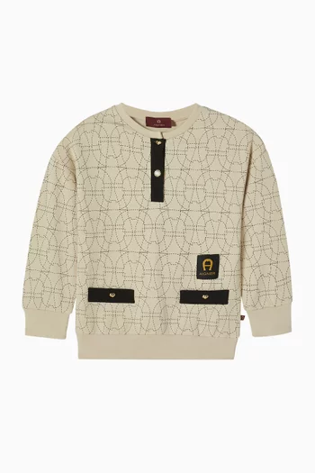 Logo Sweatshirt in Cotton