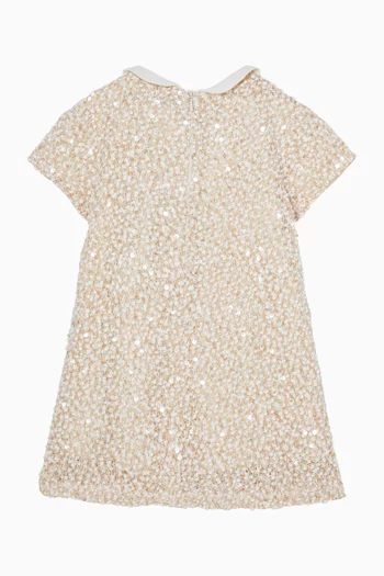 Logo Sequin Dress