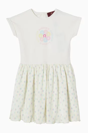 Logo Print Dress