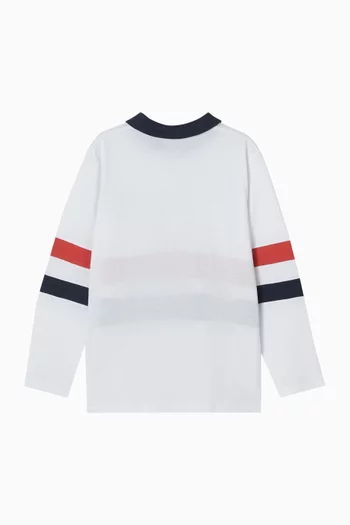 Logo Polo Shirt in Cotton