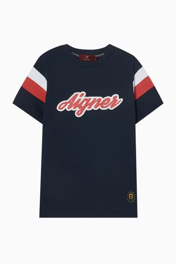 Graphic Logo T-shirt in Cotton